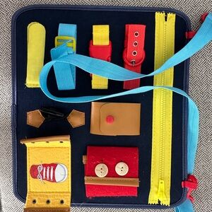 Colorful Sensory Activity Board